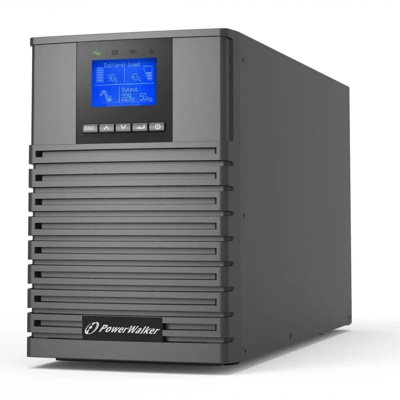 PowerWalker VFI 1000 ICT IoT nepertraukiamo maitinimo šaltinis (UPS) dvigubo keitimo (Online) 1 kVA 1000 W 4x IEC C13 lizdai