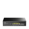 Cudy GS1006P tinklo jungiklis, nevaldomas Gigabit Ethernet, 6 prievadai PoE, 12 Gbit/s, 2048 MAC, juodas