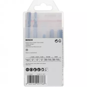 Bosch 2 607 011 438 pjūklo diskai 15 vnt. karbidiniai dėlionės peiliai