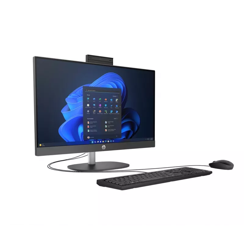 Viename kompiuteryje HP ProOne 240 G10 23,8 col. FHD IPS, AMD Ryzen 7 5825U, 16 GB DDR5 5600, 512 GB SSD, IR 5 MP internetinė kamera, Windows 11 Pro
