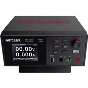 VOLTCRAFT DSP-6010 Laboratorinis maitinimo šaltinis, reguliuojamas 0–60 V, 0–10 A, 300 W, USB Slave funkcija, 1 išėjimas (VC-12230435)