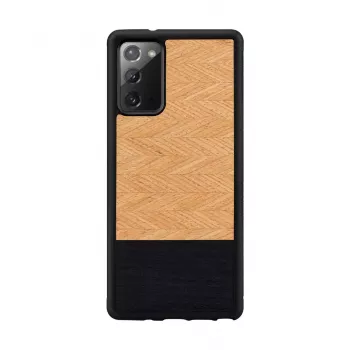 Dėklas Samsung Galaxy Note20 Man and Wood silkės rašto nero juoda