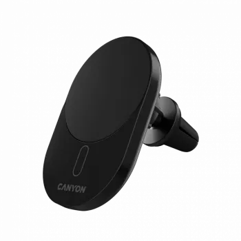Automobilinis belaidis įkroviklis CANYON OnGrip 105 15W Qi2 juodas