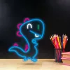 Dekoratyvinė neoninė lempa MANTA SNL56MT Dinozauro stiliaus