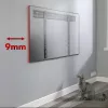 Sieninis TV laikiklis MACLEAN MC-123 itin plonas, VESA 400x400 mm, plokščiaekraniams televizoriams iki 80 kg