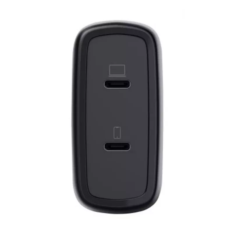 Įkroviklis Trust Maxo 65W 2 prievadų USB-C GaN greitasis įkrovimas juodas