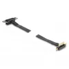 DeLOCK Riser Card PCI Express x1 vyriškas 90° kampu į lizdą x1 90° kampu su kabeliu 60 cm