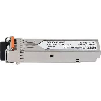BlueOptics SFP-BX1490-10-D-BO 10 km vieno režimo šviesolaidinis SFP modulis (1490 nm TX / 1310 nm RX)