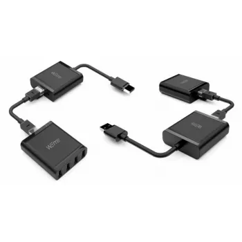 USB 2.0 Hub UNITEK Y-2516 su RJ-45 jungtimi