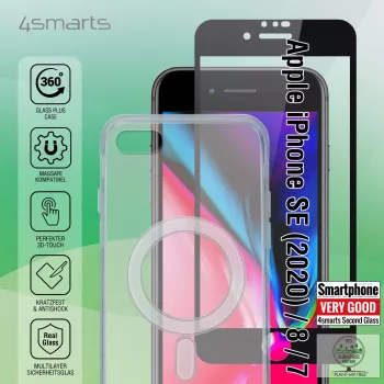 Mobiliojo telefono dėklas 4smarts 360° Starter Set 11.9 cm Skaidrus