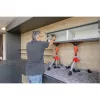 Lubų ir montavimo atrama Bessey STE90 reguliuojama 575–910 mm su pompine rankena