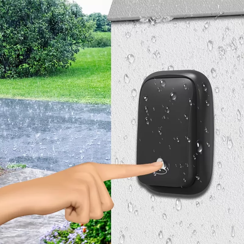 Belaidis durų skambučio rinkinys Media-Tech MT5701 juodas