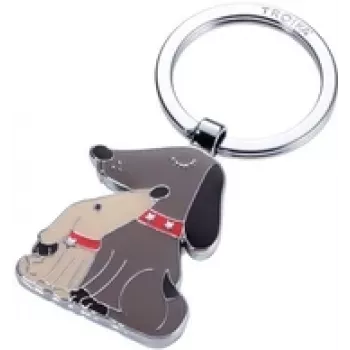Rakto pakabukas TROIKA metalinis dizainas DOG & DOGGY KR18-05/BR