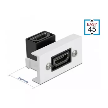 HDMI modulis DeLOCK Easy 45 81304, 90° kampinis, 22,5 x 45 mm