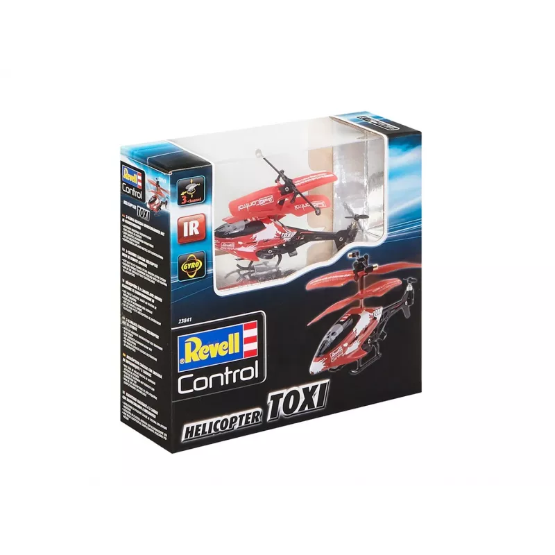 Sraigtasparnis RC Revell TOXI elektrinis variklis, LiPo 75 mAh, 15 g, baltas/raudonas/juodas
