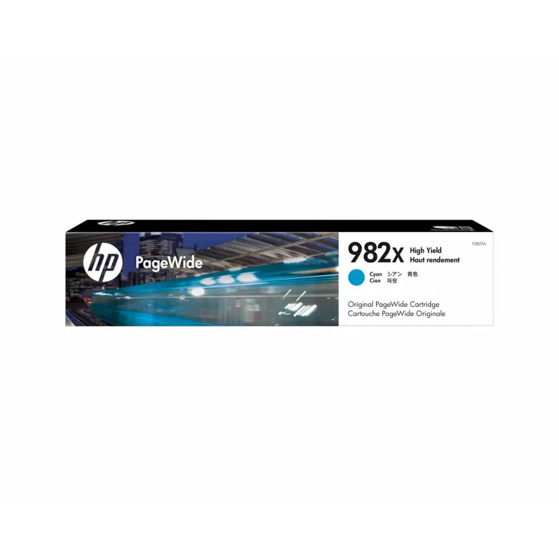 HP 982X didelės talpos ciango spalvos originali PageWide kasetė, 16000 puslapių