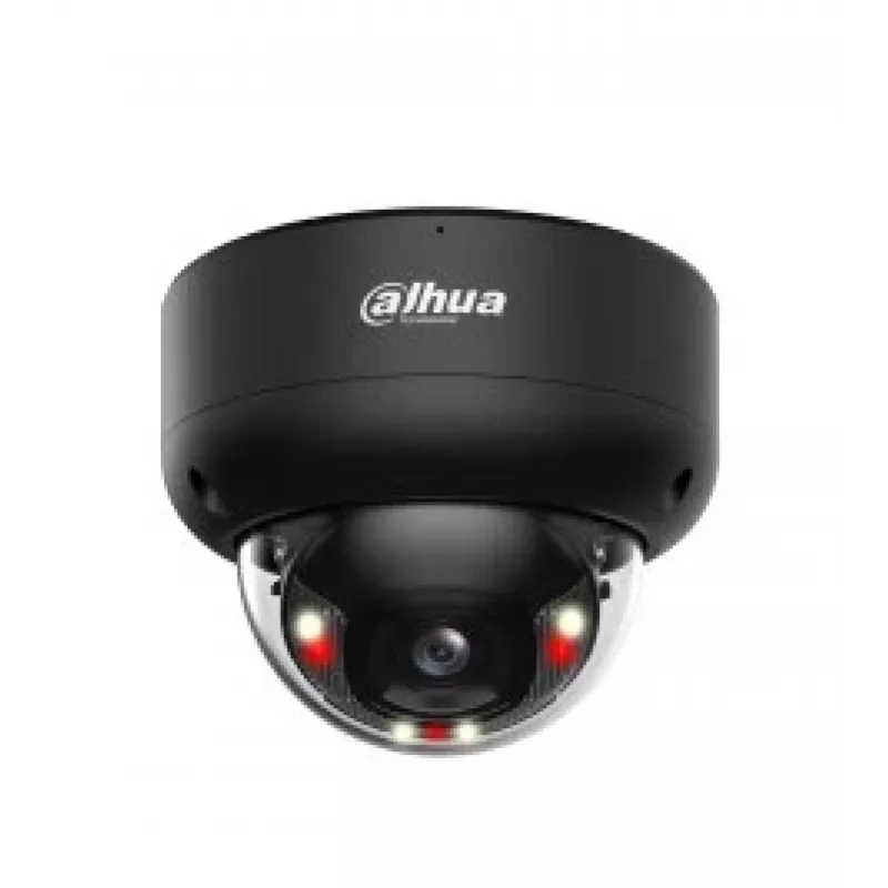 Dahua WizSense kupolinė IP apsaugos kamera IPC-HDBW3849E-AS-IL — 3840×2160, lubinis montavimas, laidinis, juoda