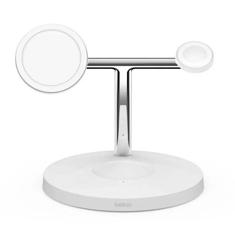 Belkin WIZ017vfWH belaidis greitojo įkrovimo įkroviklis ausinėms, AC, baltas
