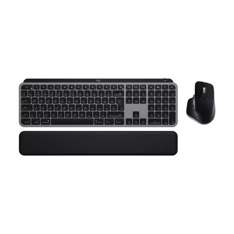 Logitech MX Keys S Combo for Mac, belaidis, DE-Išdėstymo klaviatūros ir pelės rinkinys, optimizuotas macOS