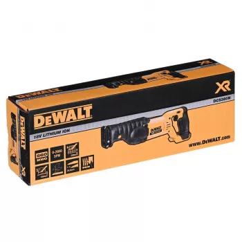 DeWALT DCS380N pjūklas kardinis 2,86 cm Juoda, Geltona