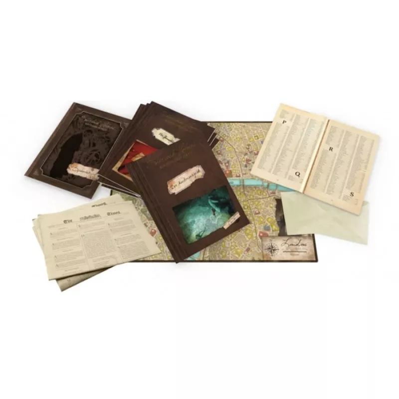 Sherlock Holmes Consulting Detective: Temzės žmogžudystės ir kitos bylos, stalo žaidimas