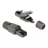 DeLOCK RJ45 kištukas Cat.8.1 STP beįrankis juodas