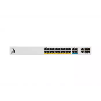 Valdomas tinklo jungiklis Cisco Catalyst C1300-24MGP-4X L2/L3 24 prievadai PoE