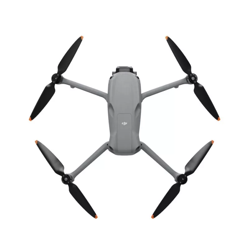 Kvadrakopteris DJI Air 3S RC-N3 – 50 MP kamera, 4K, 4 rotoriai, maks. greitis 27 m/s, nuotolis 32 000 m, 4276 mAh baterija, pilka