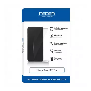PEDEA apsauginis stiklas, skirtas Xiaomi Redmi 14T Pro (12270003)