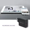 Qoltec 51716 sieninis įkroviklis 63 W, USB-C PD + USB QC 3.0, 5-20 V 1,5-3 A, juodas