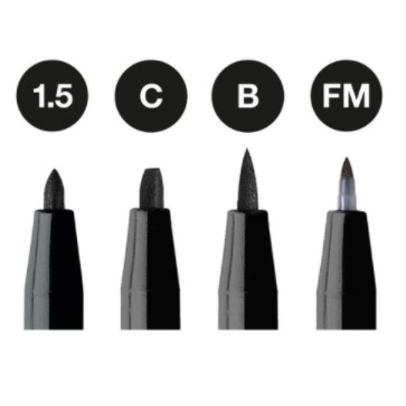 Feltinis rašiklis Faber-Castell 167153 – juodas, vienas vnt.