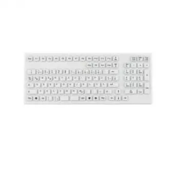 Klaviatūra GETT KG19268 USB QWERTZ vokiška balta