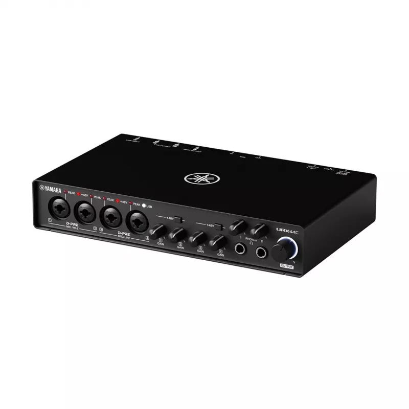 Garso/MIDI sąsaja YAMAHA URX44C – kompaktiška USB garso ir MIDI jungtis