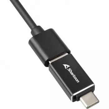 Sharkoon USB 3.2 Gen 1 Type-C šakotuvas iki 5000 Mbit/s juodas