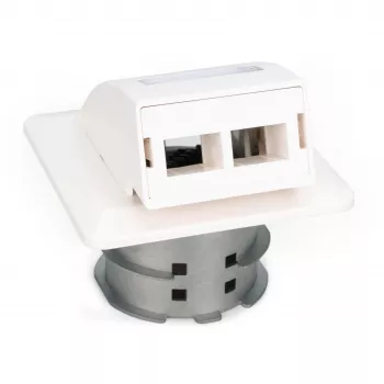 Digitus DN-93201 FTTH sieninis įleidžiamas lizdas SC/LC adapteriui 86x30x86 mm