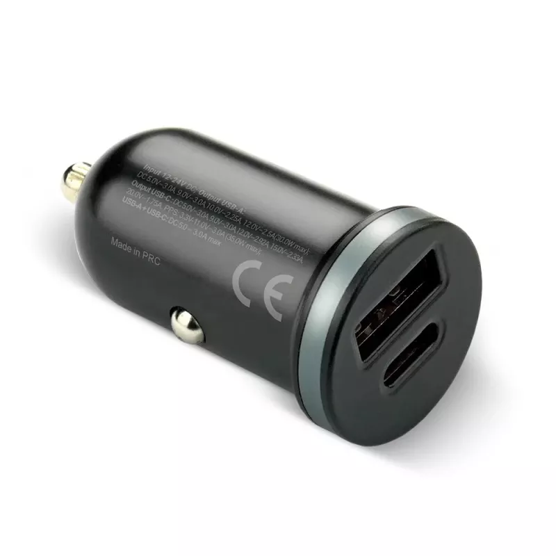 Automobilinis kroviklis everActive CC-30Q QC3.0 35W — 1x USB-A, 1x USB-C, greitas įkrovimas
