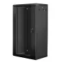 Sieninis stovas LANBERG WF01-6422-10B, 22U, 19 colių, 600x450x1085 mm, plieninis, juodas