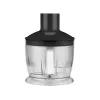 Panardintuvas LAFE BRK-003A, 800 W, juodas/sidabrinis, nerūdijančio plieno peilis, 0,6 l dubuo, 0,5 l ąsotis