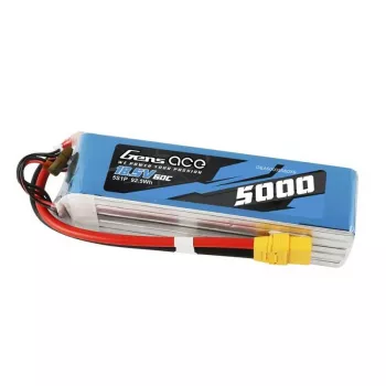Akumuliatorius Gens ace GEA50005S60X Blue White 5000mAh 18,5V 60C 5S1P LiPo
