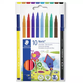 Permanentinis markeris Bullet antgalis Staedtler 326 C10 Įvairios spalvos 10 vnt.