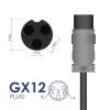 Akyga AK-EV-11 įkroviklis 36 V elektriniams paspirtukams, 42 V / 2 A 84 W, GX12 3 kontaktų 9 mm, 1 m