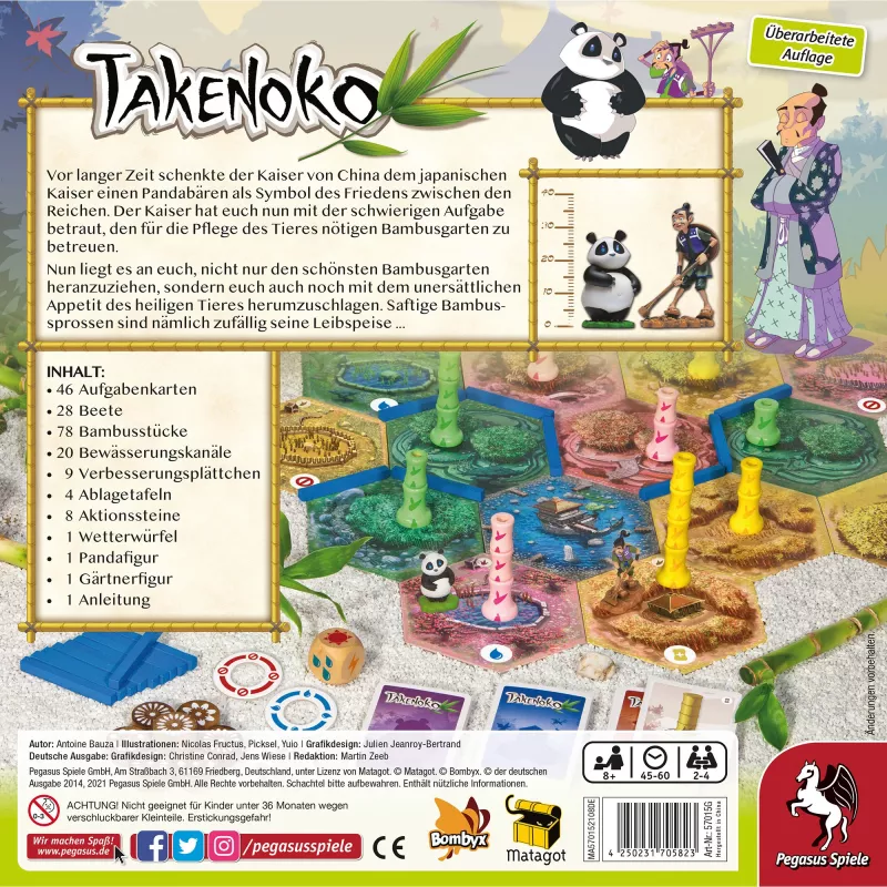 Takenoko, Stalo žaidimas