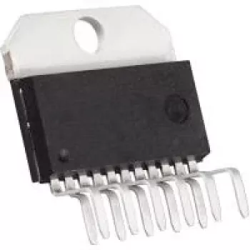Galios garso stiprintuvo integrinis grandynas Texas Instruments LM3886T, vienkanalis, TO-220-11 korpuse