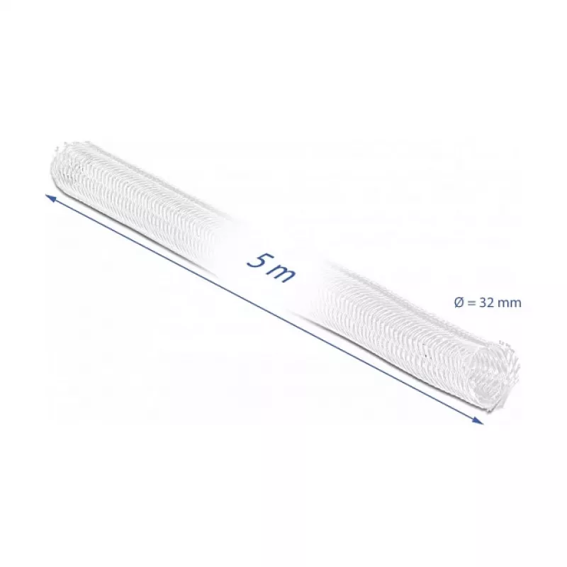 Pintas kabelių apvalkalas DeLOCK 20818 5m x 32mm Baltas