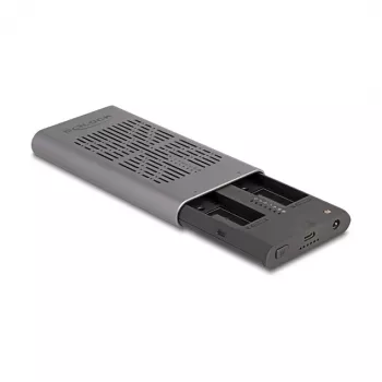 SSD korpusas DeLOCK 42027 pilkas M.2 10 Gbit/s USB Type-C