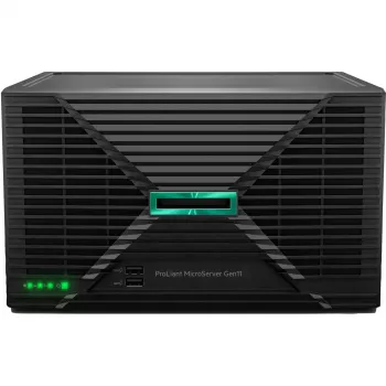 HPE ProLiant MicroServer Gen11 E-2434 4c 32GB-U 4LFF-NHP 2x4TB HDD 180W išorinis maitinimo šaltinis EMEA Cmp Mod Svr