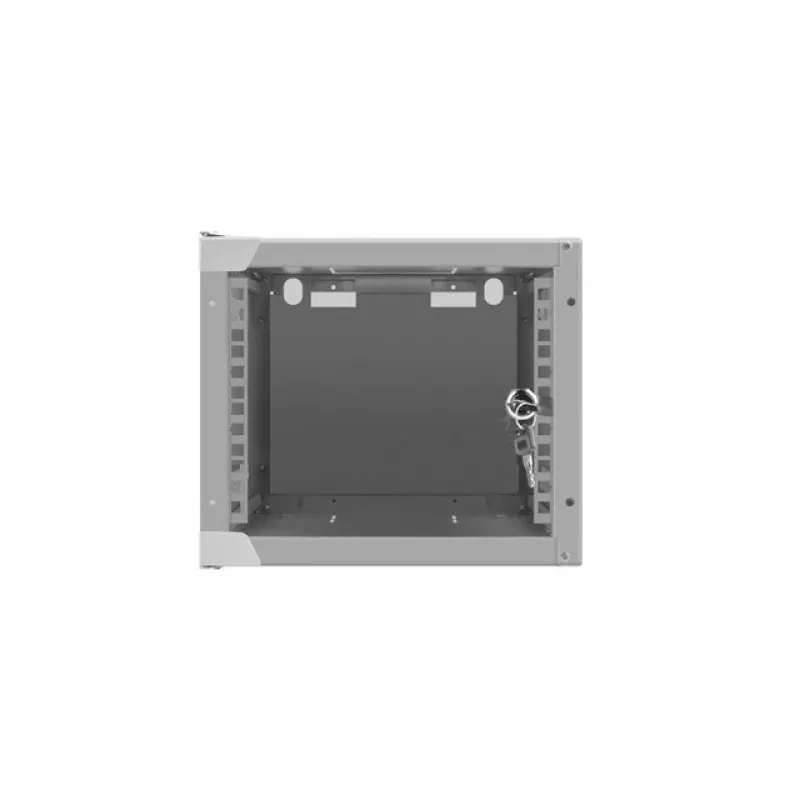 Sieninis tinklo stovas LANBERG WF10-2304-10S 4U, 280×310×247 mm, 20 kg talpa, pilka