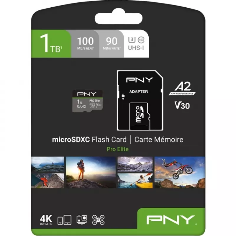MicroSDXC PNY Pro Elite 1 TB UHS-I