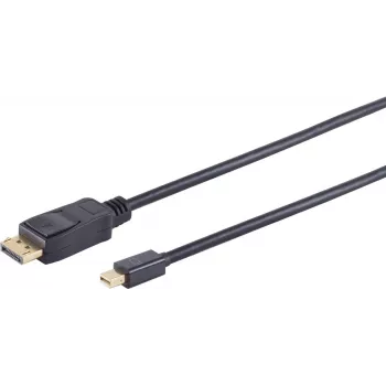 Mini DisplayPort į DisplayPort laidas ShiverPeaks BS10-52025, 1 m, palaiko iki 3840×2160