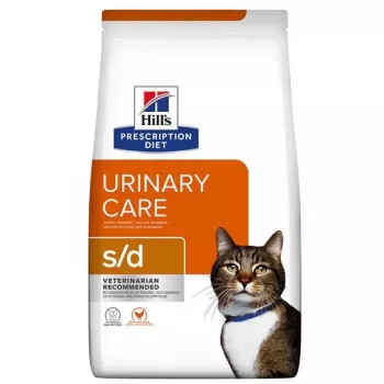 HILL'S PRESCRIPTION DIET Feline Urinary Care s/d Sausas kačių ėdalas su vištiena 3 kg